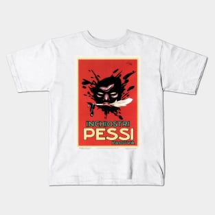 INCHIOSTRI PESSI PADOVA Vintage Italian Writing Ink Advertisement Kids T-Shirt